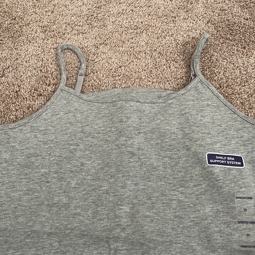 BNWT GAP Heather Gray Cami Tank Top XS